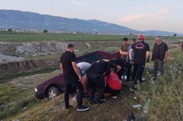 Kahramanmaraş’ta Otomobil Yoldan Çıktı: 1 Yaralı