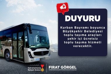 Büyükşehir’den Bayramda Ücretsiz Ulaşım Desteği
