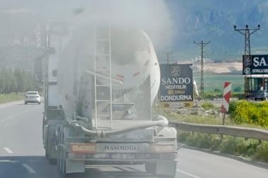 Kahramanmaraş’ta Beton Mikseri Tepki Çekti