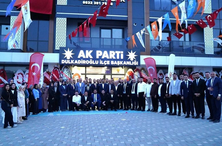 AK Parti Dulkadiroğlu İlçe Başkanlığı Yeni Hizmet Binası Açıldı