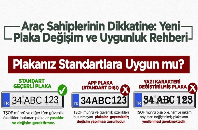 Emniyet Genel Müdürlüğü’nden APP Plaka Açıklaması
