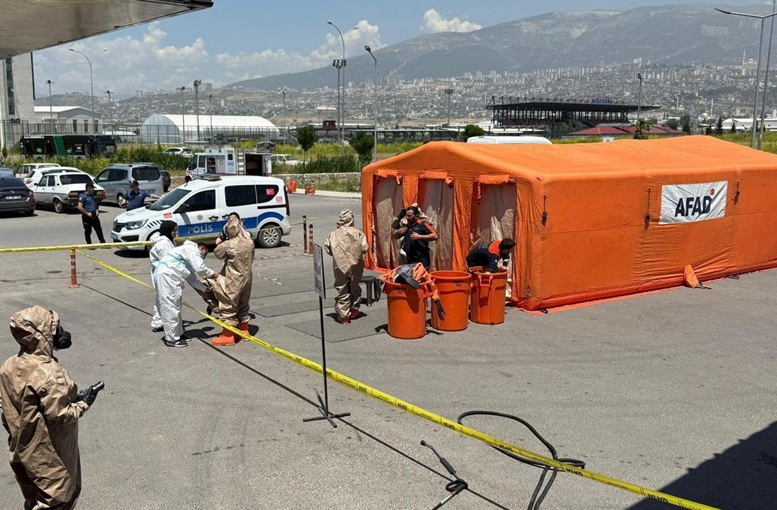 Kahramanmaraş Devlet Hastanesi’nde KBRN Tatbikatı Gerçekleştirildi