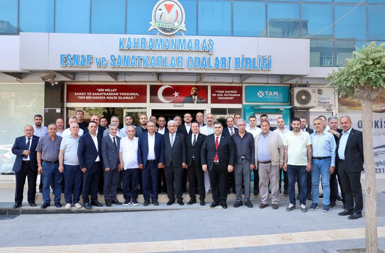 KMTSO’dan KMESOB Başkanı Ahmet Kuybu’ya Hayırlı Olsun Ziyareti