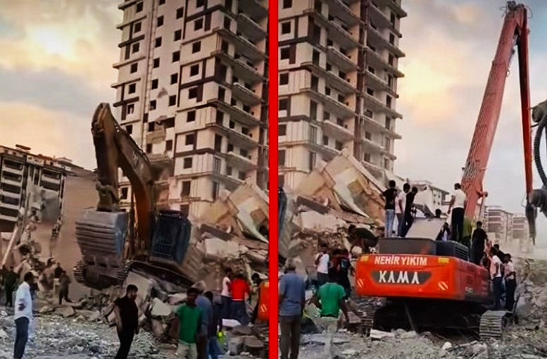 Enkaz Altında Kalan Operatörün Cansız Bedenine Ulaşıldı
