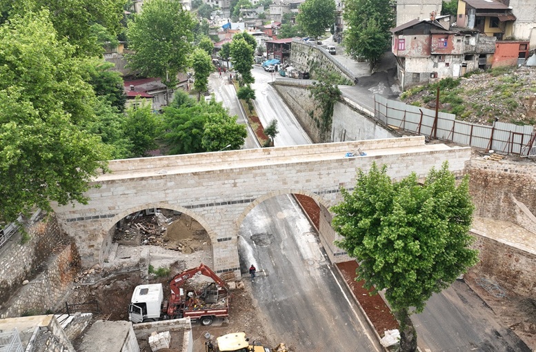 Tarihi Kanlıdere Köprüsü’nün Restorasyonu Tamamlanıyor